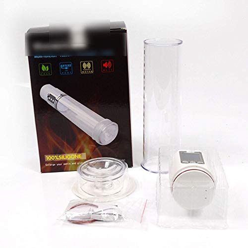ACPDB USB Rechargeable LED Automatic P-Enis Extender Male Enhancement Electric P-Enis En Large Ment Sex Toys Men,White