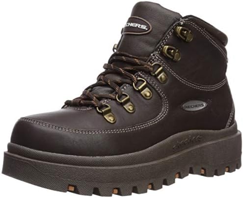 Skechers Women's Shindigs-Renegade Heart-Rugged Heritage-Style 6-Eye Leather Boot Chukka