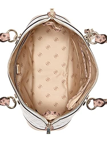 GUESS Cessily Dome Satchel, White Multi in Oman Whizz Satchels
