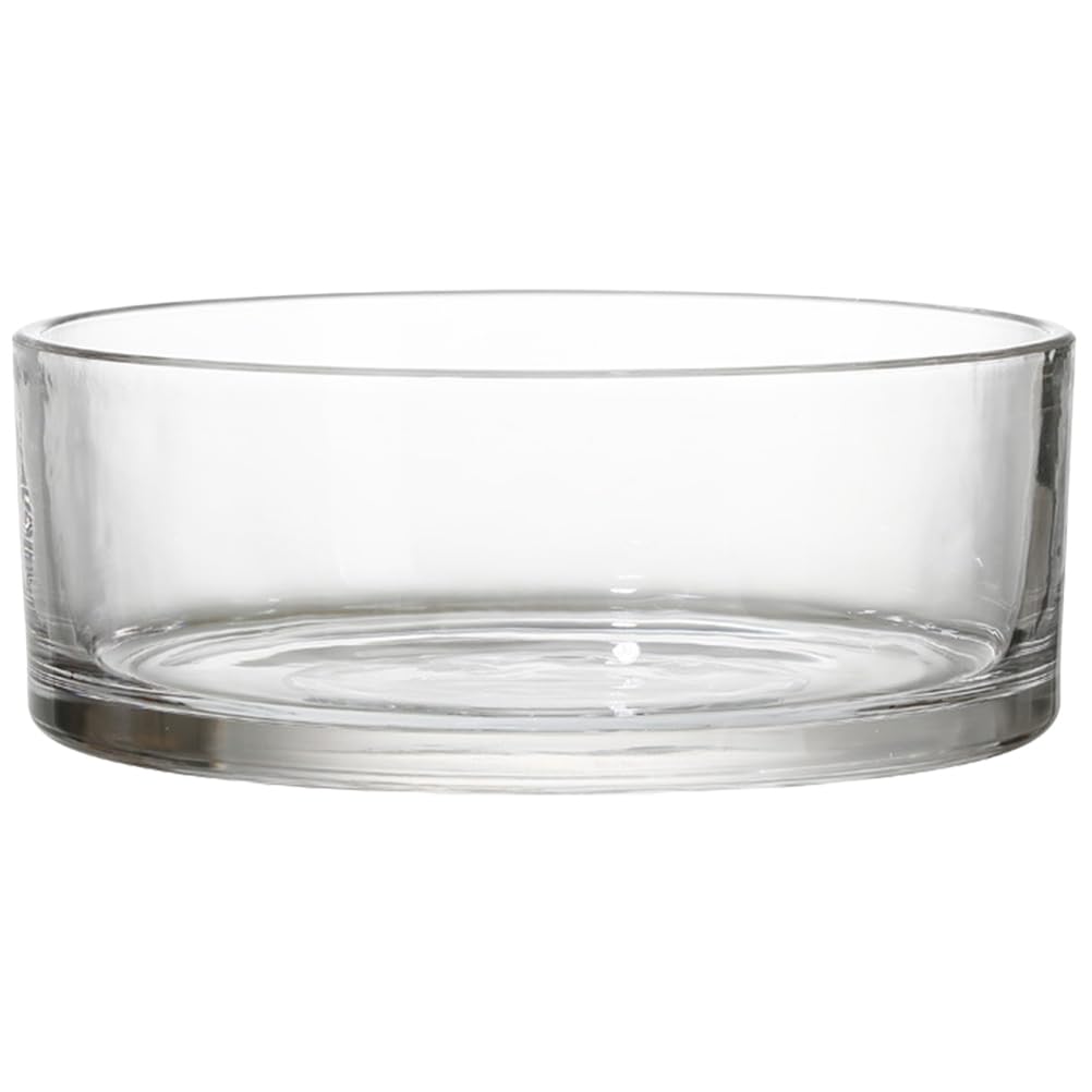 FOMIYES Large Cylindrical Vase Clear Glass Hydroponic Plant Vase Large Terrarium Glass Fish Bowls Table Centerpiece Hydroponic Plants Small