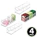 mDesign Plastic Condiment Organizer and Tea Bag Holder - 9