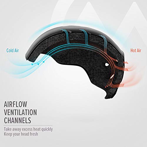 OutdoorMaster Kelvin Ski Helmet Snowboard Helmet for Men, Women