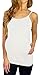 Maternity Cami Pregnancy Basic Seamless Tank-nursing Tank -Maternity Top (ONE SIZE(MATERNITY), White)