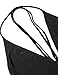Zero City Women Monokini Swimsuits One Piece Bathing Suit Deep V Backless Black