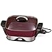 National Presto 07115 Electric Foldaway Skillet, 12-Inch, Burgundy