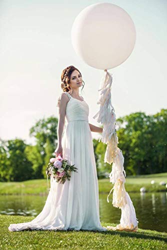 36 Inch Giant Balloons White Balloons(Premium Helium Quality), 6 Pack 36'' Large Latex Balloons for Photo Shoot/Birthday/Wedding Party/Festivals/Event Decorations ... - Thumbnail 5