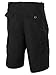 One Tough Brand Men's Cotton Twill Belted Cargo Shorts-Black-38