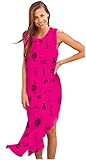 Ingear Beach Summer Shift Dress Long Cotton Tank Dress Cover Up