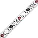 Womens Titanium Elements Magnetic Therapy Bracelet for Arthritis Pain Relief Adjustable By Willis Judd