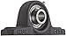 Hub City PB251URX5/8 Pillow Block Mounted Bearing, Normal Duty, High Shaft Height, Relube, Setscrew Locking Collar, Narrow Inner Race, Cast Iron Housing, 5/8