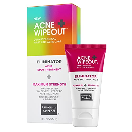 Acne Wipeout Eliminator Topical Acne Spot Treatment Maximum Strength