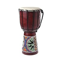 Beinil Professional Traditional African Musical Instrument Djembe Drum Bongo Wooden Good Sound Musical Instrument (11.81")