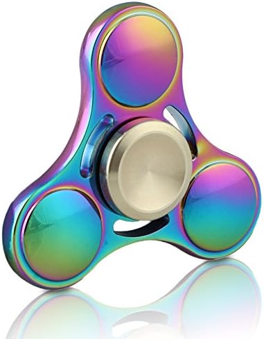 SpinX – Prime Fidget Spinner Titanium - High Speed Superior - Guaranteed 4-8 Minute Spins - Fast and Strong Bearings – Tri Spinner Toy to Relieve Stress and Anxiety, ADD, ADHD, OCD and Better Focus
