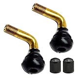 Zephyr Universal PVR70 Angled Valve Stems (Set of 2) for Tubeless Tires