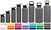 Simple Modern 22 oz Summit Water Bottles + Extra Lid - Vacuum Sealed Wide Mouth Swell Hot Tea Cup 18/8 Stainless Steel Flask - Grey Hydro Travel Mug - Slate