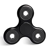 FEIFAN Tri Fidget Hand Spinner, Ultra Fast Bearings, Finger Toy, Great Gift for ADD, ADHD, Anxiety, and Autism Adult Children(Black)