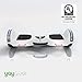 yayGear Hoverboard Self Balancing Scooter UL 2272 Certified with Powerful Bluetooth Speaker, Cool LED Lights and Easy Carrying Handle