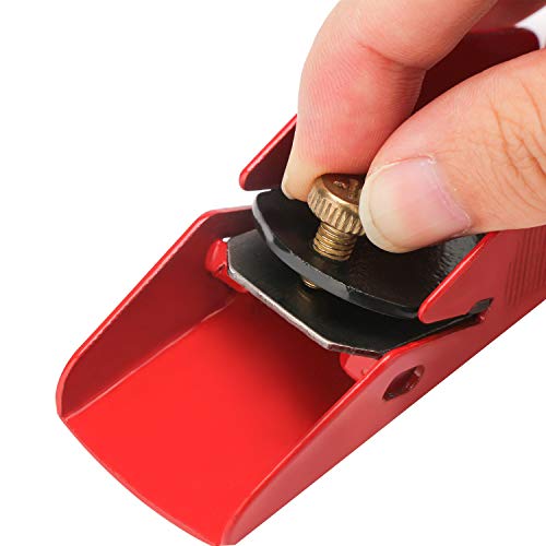 Mini Hand Planer, EnPoint Small Trimming Planer 3-1/2 inch Woodworking Hand Plane Pocket Plane with 1 inch Blade Adjustable Mini Block Plane for Trimming Projects Carpenter DIY Model Making - Thumbnail 4