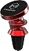 MCDODO Upgraded Strong Magnetic Car Mount Air Vent Phone Holder 360° Rotation GPS Aluminium Universal for Smartphones and Mini Tablets (Red)