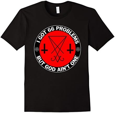 Men's 66 Problems Lucifer Sigil Shirt XL Black