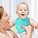 Baby Bandana Drool Bibs for Drooling and Teething, 100% Organic Cotton and Fleece Unisex super absorbent Organic Cotton, Cute Baby Gift for Boys & Girls, Toddler Baby Shower gift (9 Pack)