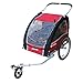 Allen Sports Premium Aluminum 2 Child Bicycle Trailer and Stroller