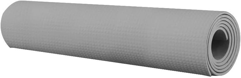 Yoga Mat - Anti Slip Yoga Mat Thick & Non Slip Exercise Mat for Yoga, Pilates, Stretching, Meditation, Floor & Fitness Exercises, Teal Mandala (Gray)