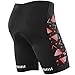 NOOYME Men's Cycling Shorts with 3D Padded Jet Black with Color Block Design Bike Shorts