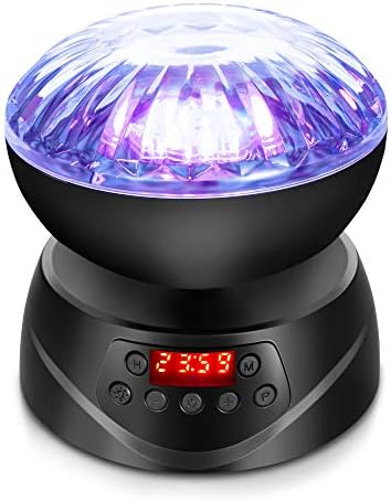 StarLight Remote Ocean Wave Projector Night Light Lamp with BMusic (Black) - Amazon Vine