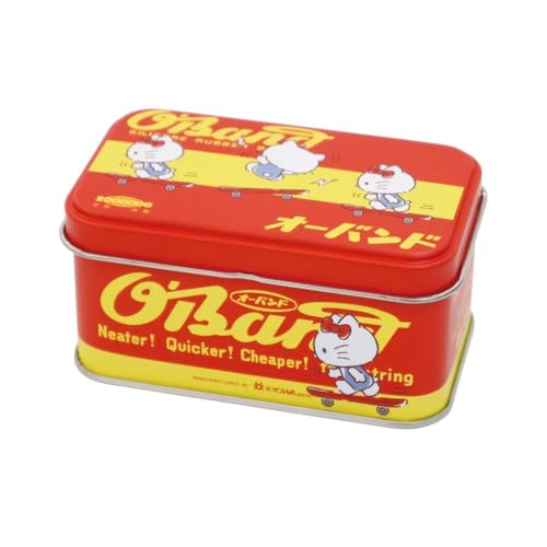 サンリオ(SANRIO) オーバンド × ハローキティ缶 シリコーン製 輪ゴム 日本製 共和