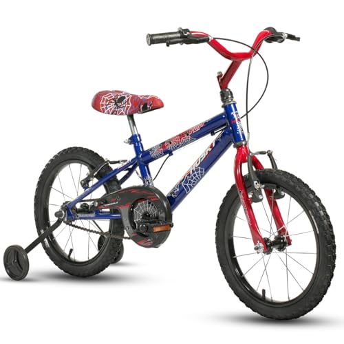Bicicleta Infantil Masculina Aro 16 Aranha Menino Alumínio Husky com Rodinhas