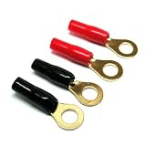 Stinger 8 Gauge Crimp Style Ring Terminal 2 Pair