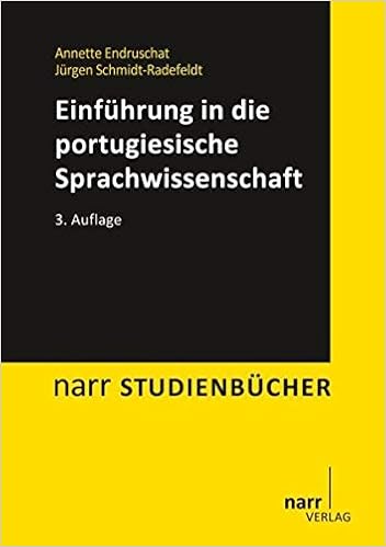 Einfuhrung In Die Portugiesische Sprachwissenschaft Narr Studienbucher Amazon De Endruschat Annette Schmidt Radefeldt Jurgen Bucher