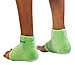 KidSole RX Gel Sports Sock for Kids with Heel Sensitivity from Severs Disease, Plantar Fasciitis. US Kid's Sizes 2-7 (Neon Green)