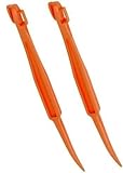 GOLF Citrus Peeler in Bright Orange Color - Replaces Tupperware Peeler (2 pcs (Bright Orange))