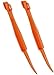 GOLF Citrus Peeler in Bright Orange Color - Replaces Tupperware Peeler (2 pcs ( Bright Orange ))