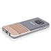 Incipio Cell Phone Case for Samsung Galaxy S7 - Retail Packaging - Hensley Stripe/Rose Gold