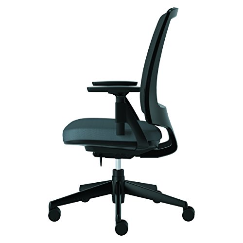 HON Lota Office Chair - Mid Back Mesh Desk Chair Conference Room Chair, Charcoal (H2281)