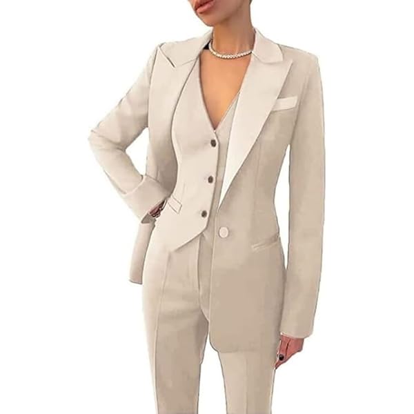 chinese dress ladies Women Pantsuits Wedding Tuxedos Party Wear Suits Formal Business Suits at  Amazon Women's Clothing store