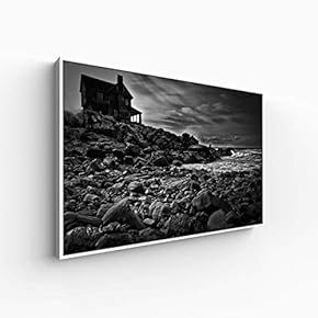 Canvas Wall Art for Living Room, Bedroom Monochrome Landscape Framed Canvas Prints for Home Decoration Ready to Hang - 16x24 inches