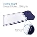 2X Large Rectangular Lens Handheld Magnifier Reading Magnifying Glass with LED Lights- 2.3