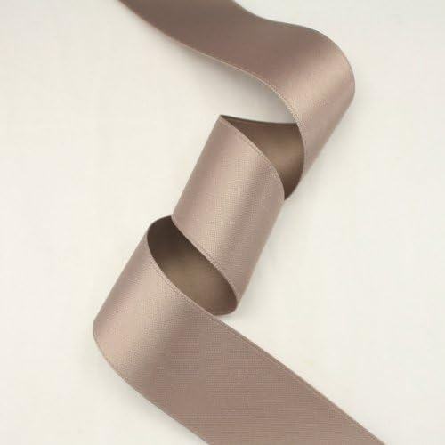Taupe satin ribbon - 5 yards of 36mm (1.5") Double faced Satin Ribbon by the yard for gift wrapping scrapbooking decoration Ribbon bow hair bow hair accessories dress high quality ribbon by Annielov ribbon #5