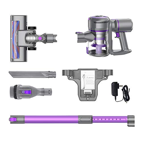 GeeMo E4 Cordless Vacuum Cleaner, 20 Kpa Powerful Suction 4 in 1 Stick