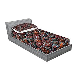 Ambesonne Mandala Fitted Sheet & Pillow Sham