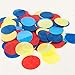 Paw Party Balloons 40 Pack, 12 Inch Red Yellow Royal Blue Latex Balloons with Confetti Balloon for Baby Shower Birthday Party Supplies Paw Party Decorations