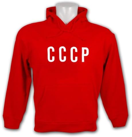 Soviet Union Patriotic Pullover Hoody (Red) (XXL)