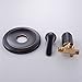 KES Pressure Balance Shower Faucet Set Brass Shower valve ANTI-SCALD Rough-in Concealed Valve Stainless Steel Trim Plate, Oil Rubbed Bronze, LB6700-ORB