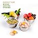 Set of 6 Mixing Bowls Stainless Steel Nesting and Convenient Storage for Meal prep, Salad, Cooking, Baking, Serving