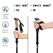 TOLKA Trekking Poles Collapsible Hiking Poles Lightweight, Walking Running Sticks with Natural Cork Grips, Quick Locks For Outdoor Walking Trekking Climbing-1 Pair