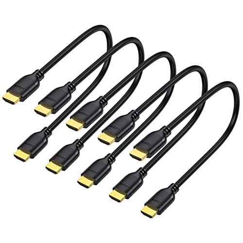 UVOOI Short HDMI Cable 1 Foot 5-Pack